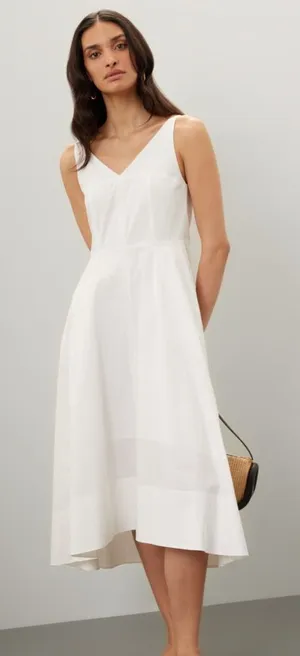 DUNST maxi flare dress White Size M thumbnail 1