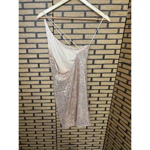 Hello Molly Bronze One Shoulder‎ Dress Size Small thumbnail 2