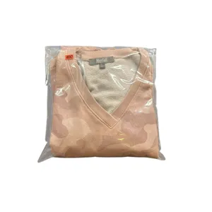 Marled V-Neck Pink Camo‎ Sweatshirt Size Large thumbnail 8