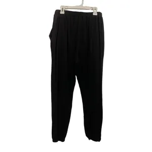 Pomelo Elastic Waist Cropped Jogger Pants - Black‎ Size M thumbnail 5