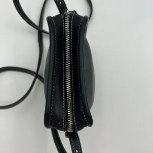 Vintage Coach Bellini Zip Bag Black Leather Purse thumbnail 5