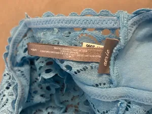 Aerie Lace Halterneck Bralette | Blue thumbnail 4