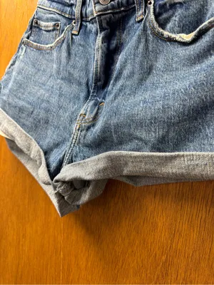 Abercrombie & Fitch A&F The Mom Shorts Curve Love Denim Jorts Denim 4 27 NEW NWT thumbnail 7