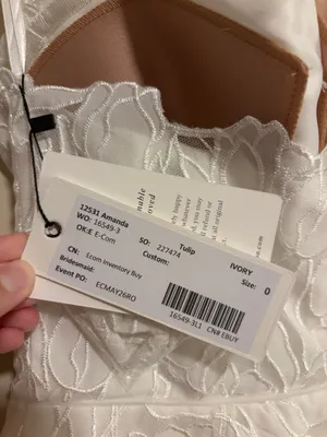 Jenny Yoo Amanda Dress in Ivory thumbnail 6