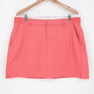 Walter Hagen Clubhouse Golf Skort Coral Pink Size 16 Performance Athletic Skirt thumbnail 2