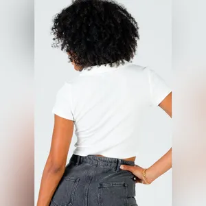 Princess Polly Cori Top in Cream Size 2 New with tag thumbnail 5