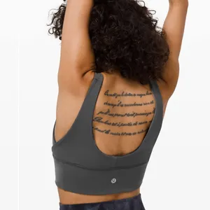 Lululemon Align Reversible Bra Diamond Dye Grey Size 4 thumbnail 2