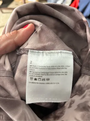 Lululemon Align High-Rise Pant díaMond dye brown white beige color lunar size 2 thumbnail 9