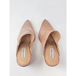 Steve Madden Cando C Heels Brown Leather Western Mules Pointed Sandals US 9 M thumbnail 9