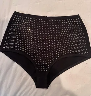 Edikted Rhinestone Microshorts thumbnail 6