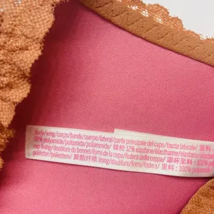 Victoria's Secret PINK Lace Bralette Women Small Orange Push Up‎ High Neck Boho thumbnail 12