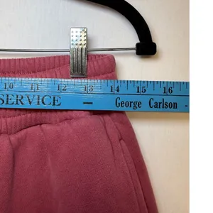 Comfrt Airplane Mode Signature Fleece Sweatpants‎ Maroon Red Joggers Womens M thumbnail 6