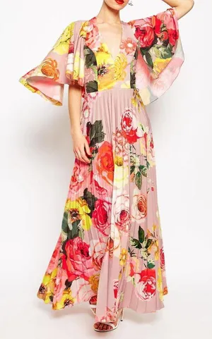 ASOS Floral Maxi Dress thumbnail 1