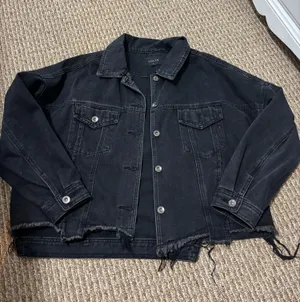 Grey Bandit Distressed Denim Jacket thumbnail 1