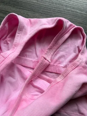 PINK Victoria's Secret Soft Pink Ribbed Tank thumbnail 3