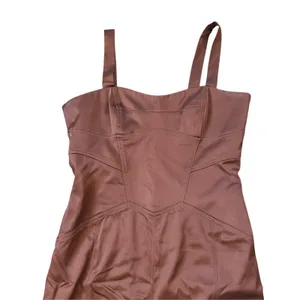 Reiss Madeleine Structured Dress Chocolate Brown thumbnail 6