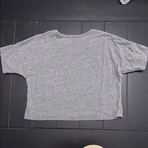 The Beatles Gray and Red Crop Top with Heart Graphic thumbnail 3