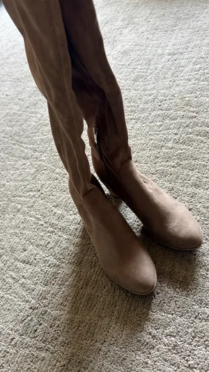 Marc Fisher Taupe Over-The-Knee Boots thumbnail 4