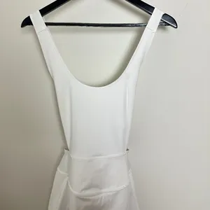 FREE PEOPLE Movement Back It Up Skortsie in White Size Medium thumbnail 5