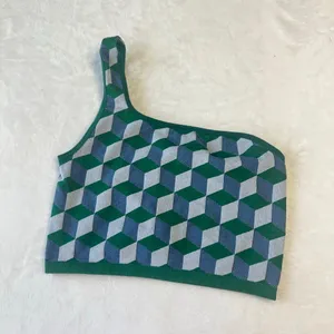 Free People Movement Green Throw One Shoulder Jacquard Bra XS/S thumbnail 2