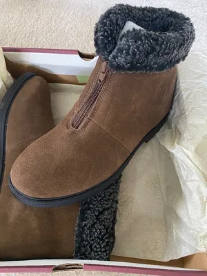 G.H. Bass & Co. Neemo Ankle Boot suede Solid Brown Size 10M Women’s NIB thumbnail 1