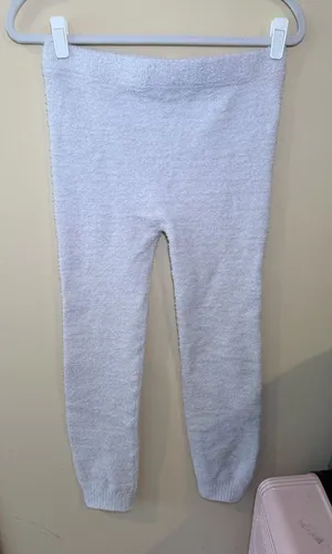 stars above Cream Plush Knit Leggings thumbnail 1