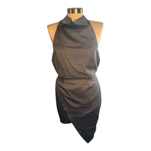Revolve Elliatt Gray Halter Asymmetrical Special Occasion Dress thumbnail 4