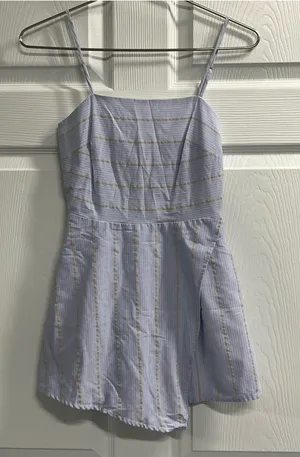 Altar'd State Light Blue Spaghetti Strap Romper - Size XS - VGUC thumbnail 1