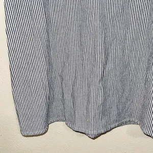 Karla Blue & White Seersucker Striped Mini Dress thumbnail 5