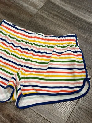 Lake Pajamas shorts rainbow striped Maisonette size XS thumbnail 4