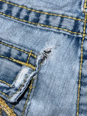 RARE Vintage True Religion Ultra Low Rise Twisted Flare Jeans Distressed 27 x 33 thumbnail 9