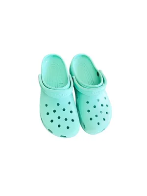 CROCS Classic Clogs Unisex 7 Aquamarine Mint Green Slip On Comfort thumbnail 9