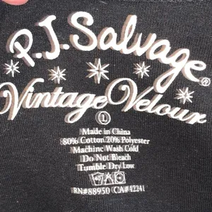 PJ Salvage Vintage Velour Leopard Print Henley Top Pajama Lounge‎ Shirt Large thumbnail 3