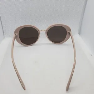 Light Brown & Gold Sunglasses thumbnail 6