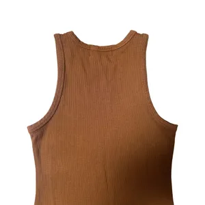 Talentless Brown Ribbed Tank Dress thumbnail 6