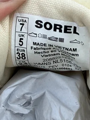 Sorel Women's Out N About IV Low Women's Waterproof Sneaker US7 Honey White $100 thumbnail 5