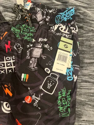 Men’s Colorful Graphic Print Joggers size XL By Drill Clothing thumbnail 2