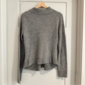 Anthropologie Moth Floating Sparks‎ Ruffle Front Wool Knit Cardigan Sweater M thumbnail 3