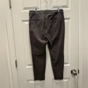 Old Navy Pixie High Rise Ankle Dark Heath Gray Pants Size 12. thumbnail 4