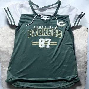 Small Green Bay Packers lace up jersey used like new condition #348 thumbnail 1