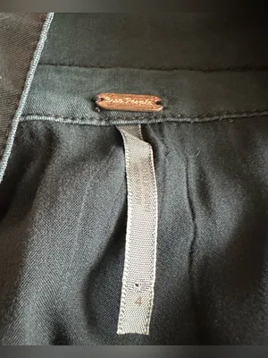 Free People Black Pleated Mini Skirt Size 4 Coquette Dark Academia thumbnail 4