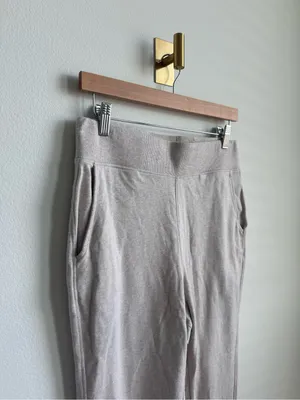 Pact Airplane Joggers Organic Cotton Beige Pull On Pants Medium thumbnail 4