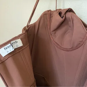 House of CB Charmaine Corset Dress in Chocolate‎ brown size XL NWOT thumbnail 4