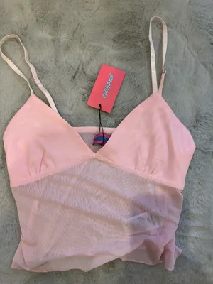 Edikted Serafina Sheer Mesh Tank Top thumbnail 2