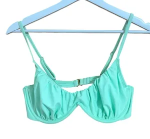 Wild Fable Size Medium Lime Green Bikini Top New With Tags thumbnail 1