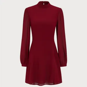 Rihoas Red Mock Neck See thumbnail 7