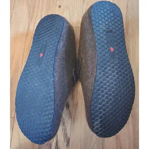 Haflinger‎ Womens Charcoal Felt Clogs Slip On Comfort Shoes Size 40 thumbnail 6