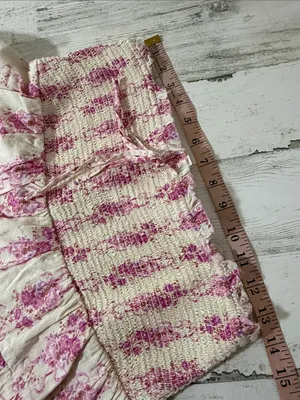 LoveShackFancy Aldana Mini Skirt in French Lilac thumbnail 8
