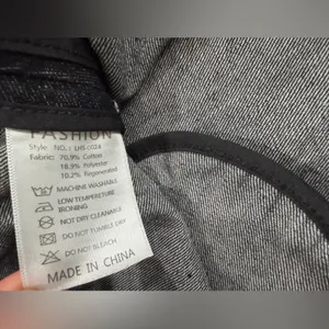 Casual Denim Black Dress thumbnail 10
