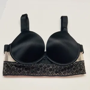 Victoria's Secret Push-Up Bra Size‎ 34C Black Lace Longline Plunge Underwire thumbnail 7